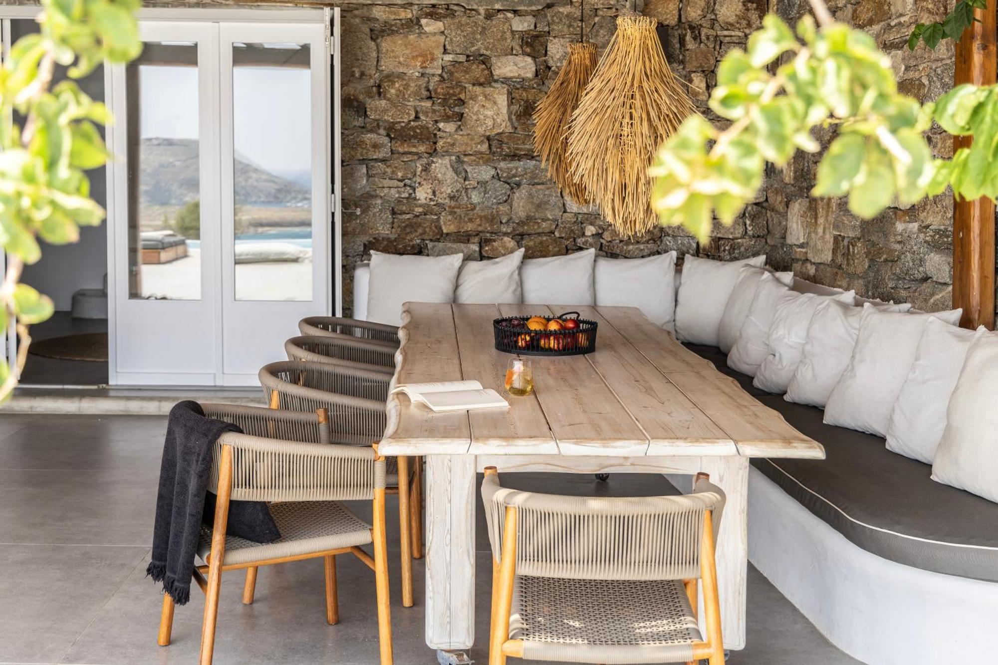 Dream View Villa, 2 Min Walk To The Beach, By Red Windmill * Kalafatis
